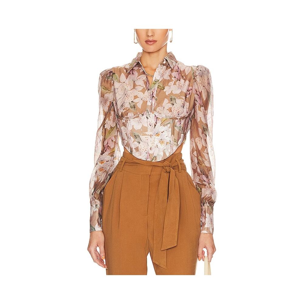 Bardot 'Valentina' Pink Corset Top Size 4